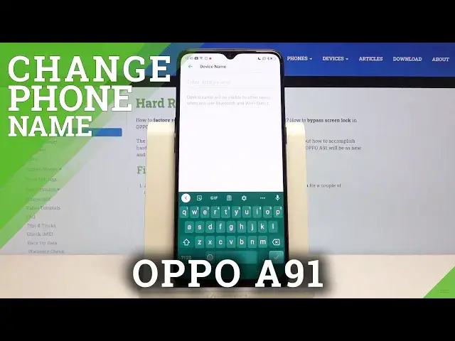 'Video thumbnail for How to Change Device’s Name in OPPO A91 – Rename Device'
