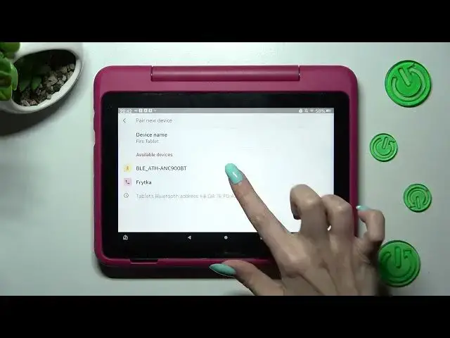Video thumbnail for How to Pair Using Bluetooth in Amazon Fire HD 8 Kids Pro - Connect Bluetooth Device