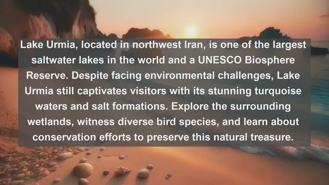 Video thumbnail for Exploring Iran's Natural Treasures: Top 10 Famous Lakes You Can't Miss!
