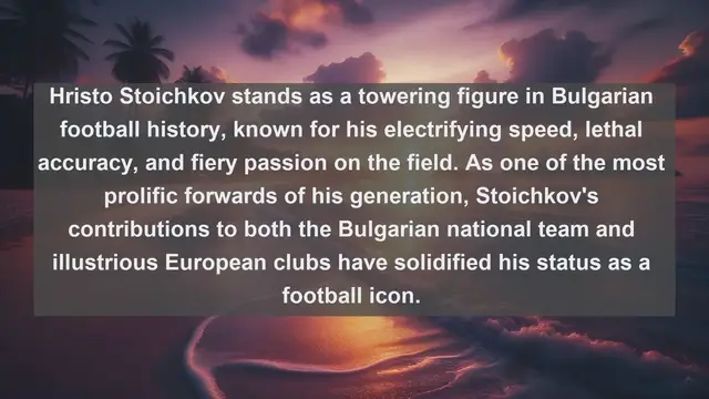 Video thumbnail for Bulgarian Football Icons: Top 10 Legendary Players Who Made History