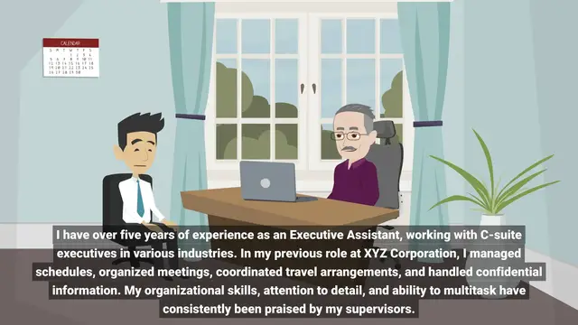 Video thumbnail for Executive Assistant Interview Questions And Answers