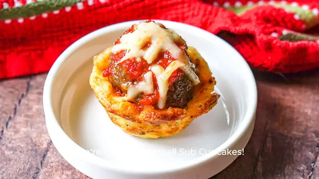 Video thumbnail for Meatball Sub Cupcakes