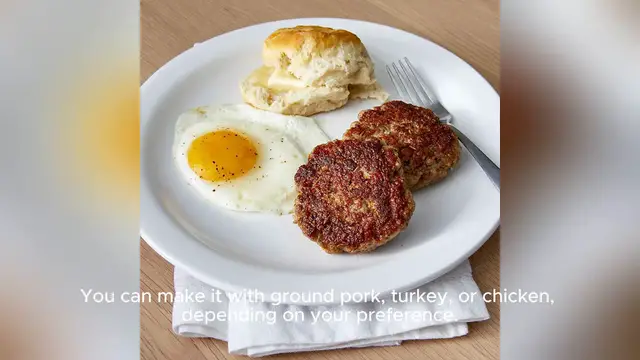 Video thumbnail for breakfast sausage recipe