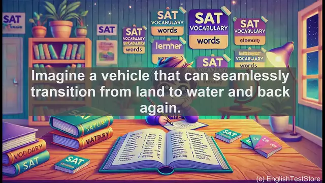 Video thumbnail for 5000 Must Know SAT Vocabulary - Amphibious: Mastering Land and Water