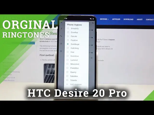Video thumbnail for How to Change Ringtone in HTC Desire 20 Pro – Find Ringtone List