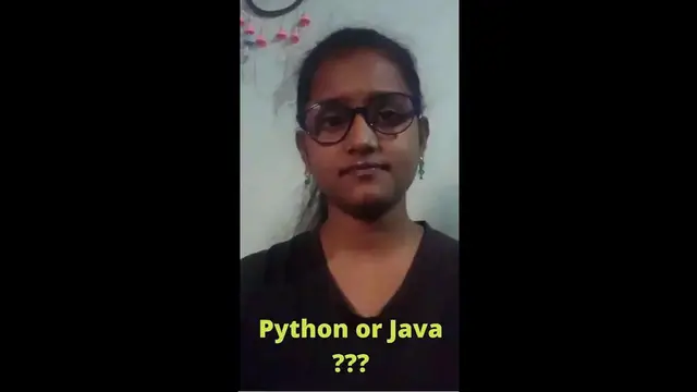 Video thumbnail for Python VS Java | which is a better programming language