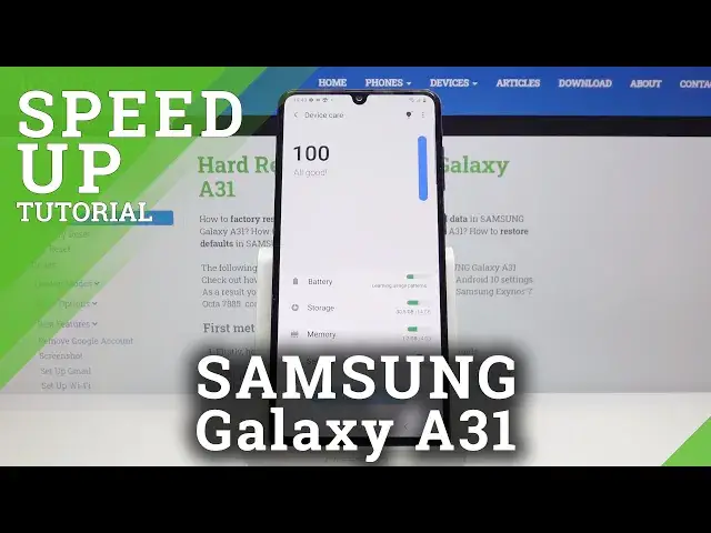 Video thumbnail for How to Clean Storage of SAMSUNG Galaxy A31 – Speed Up System