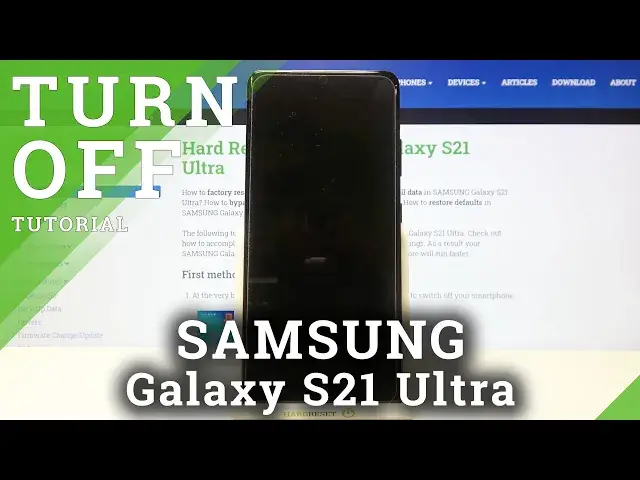 'Video thumbnail for How to Power Off SAMSUNG Galaxy S21 Ultra – Shut Down'