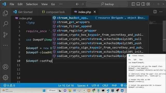 Video thumbnail for PHP 7 DomPDF Tutorial to Convert HTML & CSS Template to PDF Document in Browser