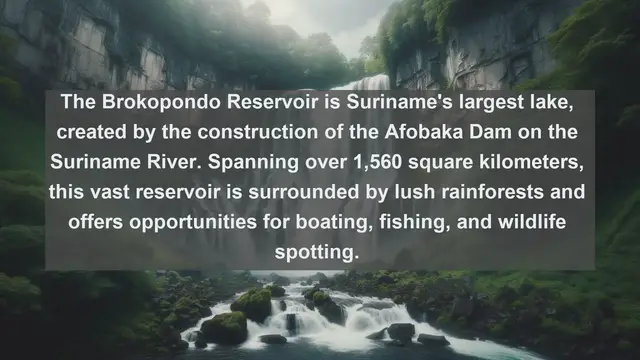 Video thumbnail for Discover Suriname's Natural Jewels: Top 10 Famous Lakes in Suriname