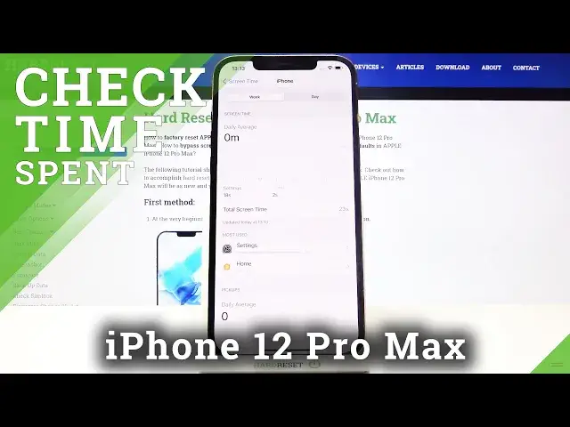 'Video thumbnail for How to Check Total Screen Time on iPhone 12 Pro Max – Verify Display Time'