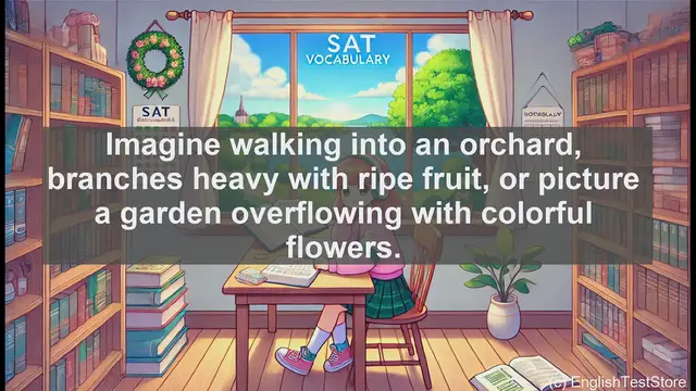 Video thumbnail for 5000 Must Know SAT Vocabulary - Bountiful: Exploring the Meaning and Usage of This Abundant Adjective