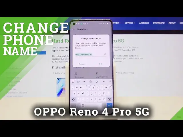 Video thumbnail for Change OPPO Reno 4 Pro 5G Name – Rename Phone