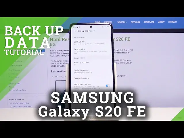 Video thumbnail for How to Turn On Google Backup in SAMSUNG Galaxy S20 FE 5G – Move Files to Google Servers