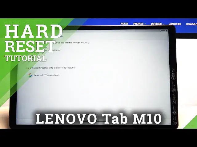 Video thumbnail for How to Hard Reset LENOVO Tab M10 – Factory Reset Via Settings