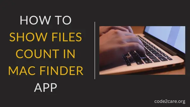 Video thumbnail for How to show count of files and folders in Finder App on Mac