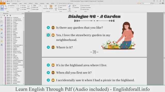 Video thumbnail for English Conversation About Garden
