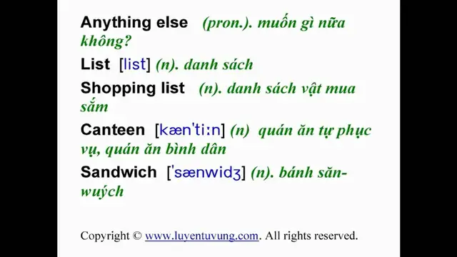 Video thumbnail for Learn English Vocabulary - Grade 6 - Unit 11 - Lesson 02