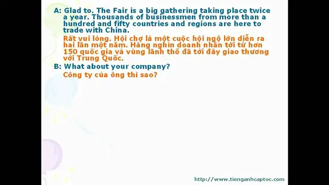 Video thumbnail for English for Trade, Finance, and Bank Unit 07 - Dialogue 002