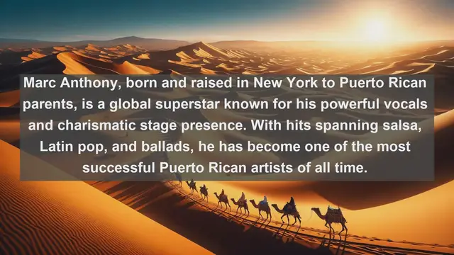 Video thumbnail for Unveiling Puerto Rico's Musical Icons: Top 10 Famous Singers You Can't Miss