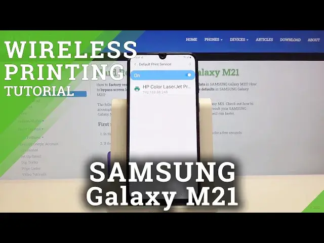 'Video thumbnail for How to Connect Printer in SAMSUNG Galaxy M21 – Activate Printer'