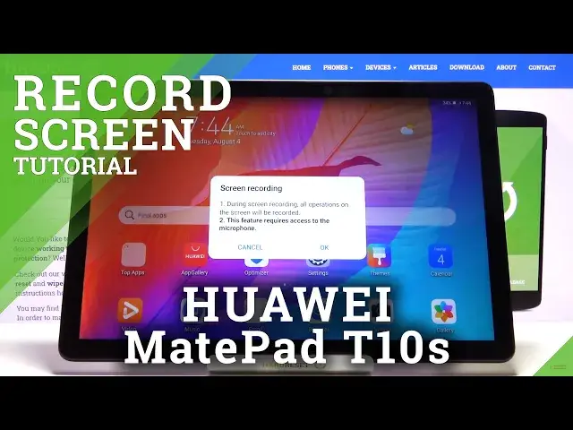 'Video thumbnail for How to Record Screen in HUAWEI MatePad T10S – Screen Recorder'