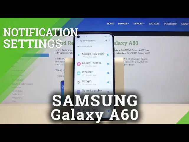'Video thumbnail for How to Enter Notification Settings in SAMSUNG Galaxy A60 – Notifications Section'