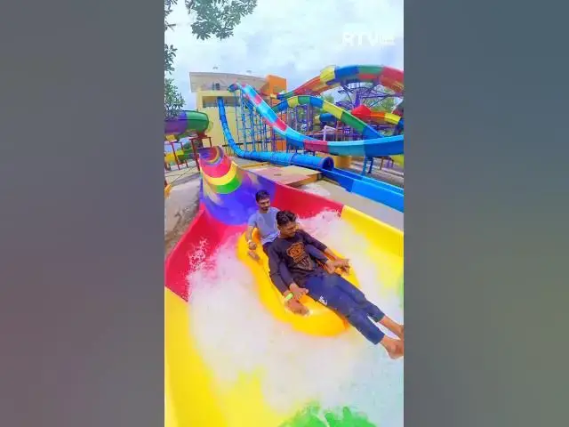 Video thumbnail for POV - High Thrill Drop Slide | BK Water Park, Mumbai #shorts #waterslide #waterpark