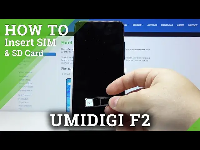 Video thumbnail for Micro SD & Nano SIM Installation in UMIDIGI F2 - Insert SD and SIM Cards