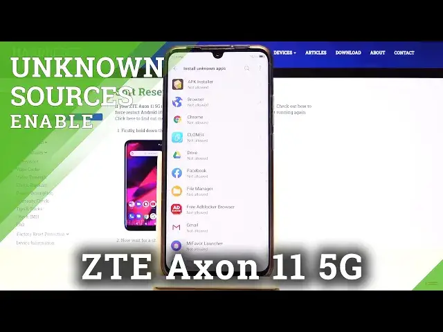 'Video thumbnail for How to Install App from Unknown Sources in ZTE Axon 11 – Download App from Unknown Sources'