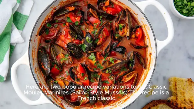 Video thumbnail for Mussels recipe