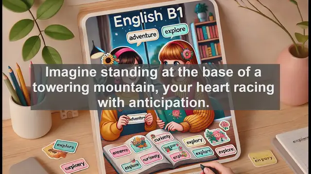 Video thumbnail for 2500 Must Know CEFR B1 Vocabulary - Mastering the Word 'Climb' for B1 English Proficiency