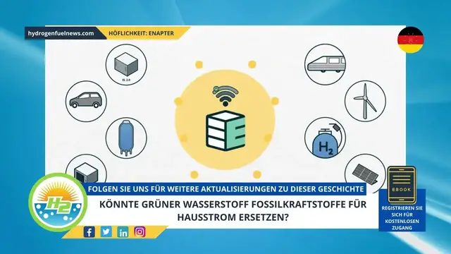 Video thumbnail for [German] Could green hydrogen replace fossil fuels for home electricity?