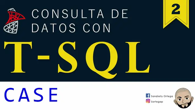 Video thumbnail for Consulta De Datos Con T-SQL – CAPITULO 2 (CASE)
