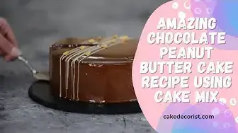Video thumbnail for Amazing Chocolate Peanut Butter Cake Recipe Using Cake Mix