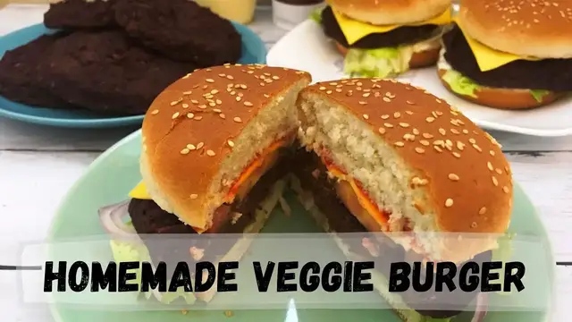 Video thumbnail for Homemade Veggie Burger Recipe | Happy Tummy Recipes