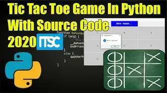 Video thumbnail for Tic Tac Toe Game in Python with Source Code 2020 Free Download