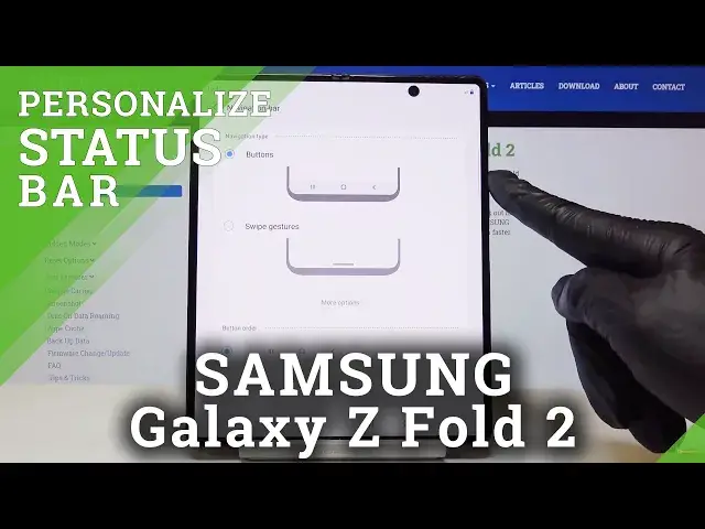 Video thumbnail for How to Customize Navigation Bar in SAMSUNG Galaxy Z Fold 2 – Navigation Keys
