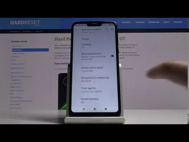 'Video thumbnail for How to Clear Credentials in MOTOROLA Moto G7 – Clear Credentials'