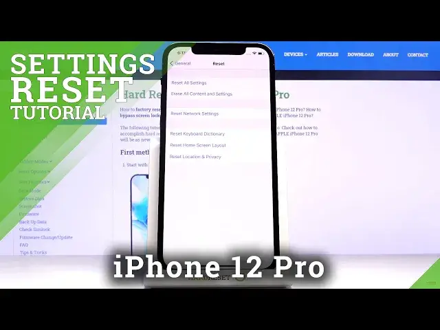 'Video thumbnail for How to Reset All Settings on iPhone 12 Pro – Restore Factory Settings'