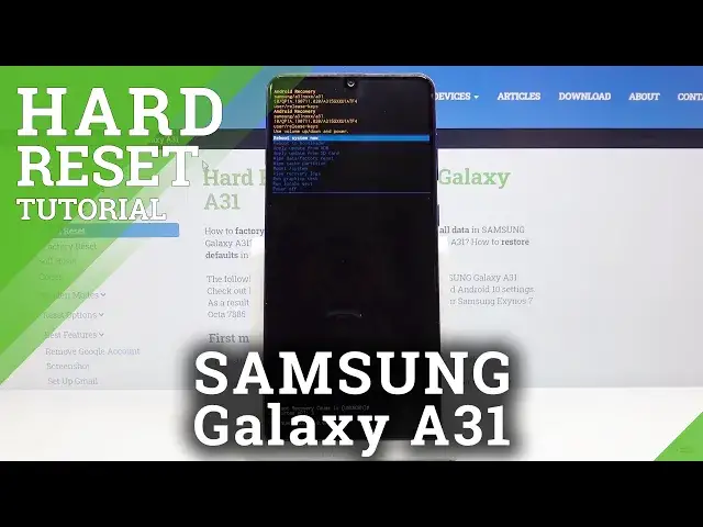 Video thumbnail for Hard Reset SAMSUNG Galaxy A31 – Remove Screen Lock / Erase All Data & Settings