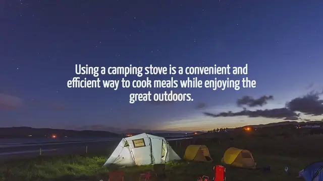'Video thumbnail for How To Use Camping Stove'