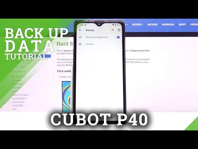 Video thumbnail for How to Enable Google BackUp in CUBOT P40 – Save Your Files