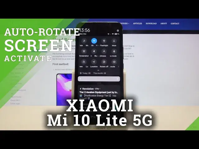 'Video thumbnail for How to Activate Screen Auto Rotate Feature in Xiaomi Mi 10 Lite 5G - Use Auto Rotate'