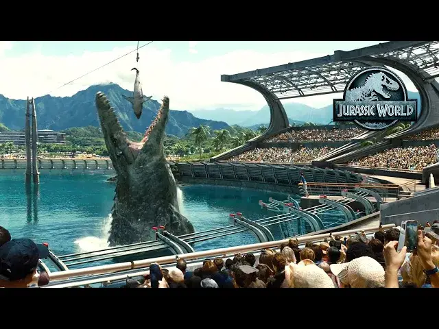 'Video thumbnail for Unveiling the Secrets: Mosasaurus Behind the Scenes in Jurassic World Movie - HD Exploration'