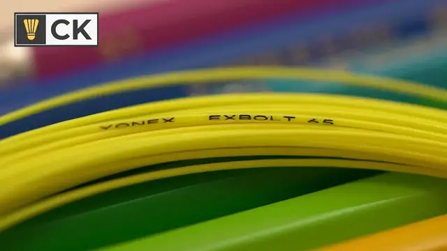Video thumbnail for Yonex Exbolt 65 badminton string review: is it better than the Exbolt 63??