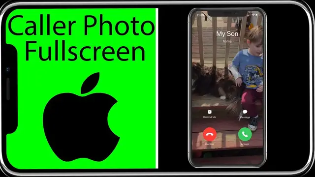 Video thumbnail for iPhone Caller Photo Fullscreen