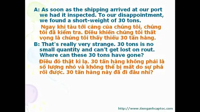 Video thumbnail for English for Trade, Finance, and Bank Unit 26 - Dialogue 003