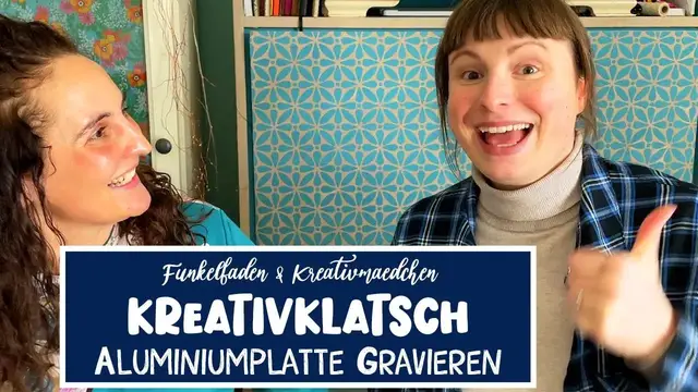 Video thumbnail for ☕️ Kreativklatsch @kreativmaedchen4902 Aluminium gravieren mit Cricut Maker