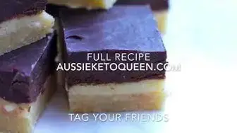 'Video thumbnail for Keto Caramel Slice Recipe - Aussie Keto Queen'